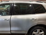 2013 Touareg Left Driver Side Rear Door Assembly Color: Silver LX7W. Fixed Price $541.50.