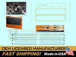1976 1977 1978 1979 Dodge Warlock Truck Interior & Wood Rack Stripes Decals Kit. Fixed Price $179.00.