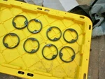 Nors 1928-44 Ford Tail Light Bezel # B-13448-B Lot Of Pieces. Fixed Price $35.00.