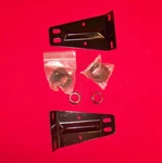 1956 Packard Rear Fender Mount Antenna Insulators, Nuts & Brackets. Fixed Price $100.00.
