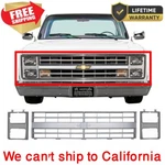For 1985-1987 Grill & Head Light Door,truck Silverado Suburban 86 88 Chevy 3PC. Fixed Price $162.90.