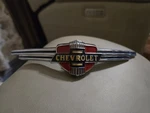 1937 Chevrolet Car Or Truck Grill Emblem Badge D.l. Auld Co. Nos. Fixed Price $175.00.