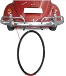 Black Tail Light Rings Rims Lens Seal Rear Pair 2PCS Vw T1 Euro Beetle Bug. Fixed Price $19.99.