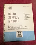 Vintage Delco Radio Service Manual Oem Bulletin # 27D-1982-3. Fixed Price $25.00.