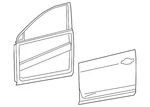 Genuine Nissan Door Shell H010M-6MRMA. Fixed Price $867.08.