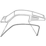 Cj Classics Roofrail Weatherstrip Pair Mustang Fastback 1967-1968. Fixed Price $73.99.