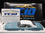 Acme Ycid 1969 Chevy Camaro R/s 350 Vinyl Top 1:18 Diecast Limited Of 120 Car. Fixed Price $349.95.