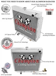 1966-1970 Ford Falcon All Aluminum 3 Row Core Kr Champion Radiator. Fixed Price $302.53.