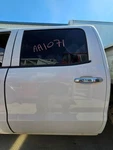 Used 2015 Silverado Crew Cab Leftrear Door White Color Shipped 15-19. Fixed Price $1271.72.