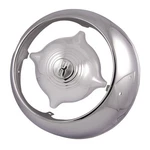 Center Grille Ornament Ring Chrome 1950 Ford Car 8A-8217-C & 8BA-8216-B. Fixed Price $84.95.