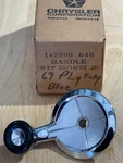 Nos Mopar 69-70 Chrysler Monaco Fury Imperial Vent Wing Regulator Handle 2999646. Fixed Price $30.00.