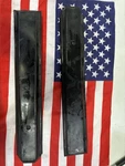 Porsche /912E/930 Rear Left & Right Bumper Impact Trim Strip 9115050990470A. Fixed Price $200.00.