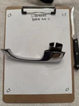 Corvette Door Handle Left 1963-4 Gm# 9702887 Light Blemishes. Fixed Price $36.43.