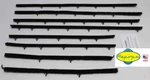 1966 1967 Skylark 2D Hardtop Door Window Felt Fuzzies Rubber Seal 8 Pc Kit. Fixed Price $265.99.