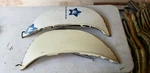 Nos 1966 Ford Falcon Foxcraft Stainless Steel Fender Skirts FA-66S. Fixed Price $135.00.
