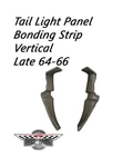 1964-1966 -corvette- Tail Light Panel Bonding Strip Pair Fiberglass Grey. Fixed Price $400.00.