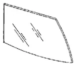 Fits Chevrolet Celebrity 86-90 4 Door Stn Wagon Passenger Side Rear Glass. Fixed Price $265.00.