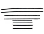 1965 Skylark 2 Door Sedan Authentic Window Felt Kit, 8 Pieces - BU117A Us Made. Fixed Price $225.00.