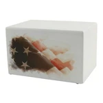 Large/adult American Flag Box Funeral Cremation Urn For Ashes, 200 Cubic Inches. Fixed Price $195.70.