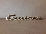 1962 Studebaker Cruiser Gold Vehical Script Moulding Trim Part# 1343244. Fixed Price $32.00.