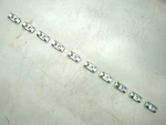 1955 Ford Fairlane Very Front Hood Molding Stainless Trim Clip X10 *. Fixed Price $21.00.
