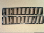 Corvette Rear Deck Grills Grille Astro Ventilation Pair Gm 1968-1976. Fixed Price $67.50.