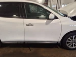 2013 Nissan Pathfinder Passenger Front Door Electric White Used 120-60391BR. Fixed Price $625.00.