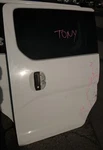 15-18 City Express Driver/left, Rear (lr) Side Door White Window W/o Vin. Fixed Price $350.00.