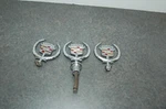 Used Gm 1621063 Cadillac Hood Ornament Emblem Fwd 1985-1993 Deville Fleetwood. Fixed Price $125.00.