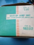 1963 Chevy Station Wagon Nos Back Up Lite Set. Fixed Price $125.00.