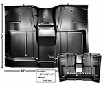 1964 1965 1966 Chevy Pickup Pu Truck Cab Floor Pan Complete Edp Steel. Fixed Price $1399.00.