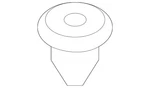 Genuine Bmw Rocker Molding Retainer Nut 51-12-7-020-321. Fixed Price $7.66.