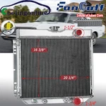 3-ROW Aluminum Radiator Fits Ford Mustang Falcon Ltd 1967-1970 V8 20" Wide Core. Fixed Price $129.00.