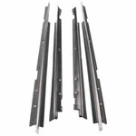 Rear Inner & Outer Felt Window Sweep Belt 4 Piece Kit Door 80-90 Chevy Caprice. Fixed Price $87.50.
