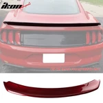 Fits 15-23 Ford Mustang Track Pack Style Rear Trunk Spoiler Wing Painted #rr Red. Fixed Price $189.99.