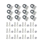 12 Sets 3/16" Stainless Steel Clamps & Screws Nuts For Gm Chevy Inline Tube. Fixed Price $9.89.
