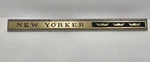 1965 Chrysler New Yorker Quarter Nameplate Emblem Badge Logo 2528446 Nos.. Fixed Price $128.25.