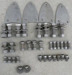 Oldsmobile Eighty-eight 88 98 Front Bumper Brackets Nuts Bolts 1960 Oem. Fixed Price $200.00.