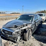 (pickup Local Only) Rear Bumper With Park Assist Fits 14-17 Infiniti Q50 1930965. Fixed Price $454.90.