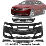 Bumper Cover Paintable & Grille Assembly Kit For 2014-2020 Chevrolet Impala. Fixed Price $489.93.