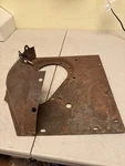 Nos 1952-53 Ford Car Radiator Air Deflector LH-B8A-8105-B. Fixed Price $100.00.