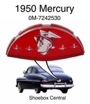 U23803 1950 Mercury Trunk Deck Lid Emblem Badge Ornament Medallion Inser G1N. Fixed Price $48.94.