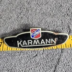 Vintage Volkswagen Karmann Ghia Emblem Badge Black Chrome 2-POST Trim Logo. Fixed Price $33.49.