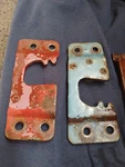 67-72 Chevy Gmc Truck Door Latch Striker Plates Oem Pair C10 K10 C20 Suburban. Fixed Price $50.00.