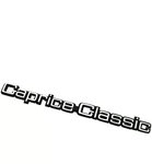 1986-90 Chevrolet Caprice Classic Trunk Lid Emblem Name Plate Gm 20606499 Each. Fixed Price $40.00.