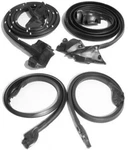 1973-77 El Camino Sprint Door & Roofrail Weatherstrip Seals 4PC Metro Rubber Kit. Fixed Price $269.95.