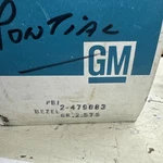 Gm 479083 Rh Front Fender Marker Bezel 1976-1981 Firebird Nos. Fixed Price $35.00.