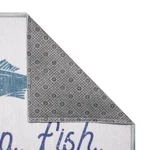 Crystal Art Eat Sleep Fish 27X18 Doormat. Fixed Price $19.05.