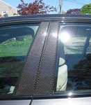 Real Carbon Fiber Pillar Posts 2PCS Door Trim For Honda Accord 2DR 1994-1997. Fixed Price $83.55.