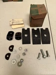 Nos GM#986441 47-53 Chevy Truck Rh Passenger Mirror Mounting Bracket Kit. Fixed Price $40.00.